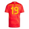 Camisola Espanha Lamine Yamal 19 Homen Equipamento 1ª Euro 2024